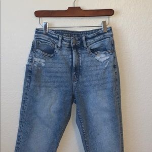 American Eagle mom jeans.